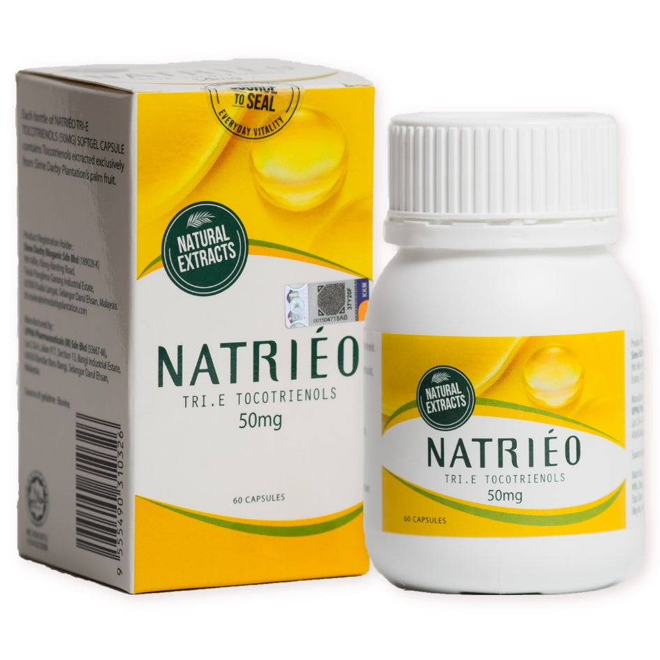 Natrieo Tri.E (Vitamin E) Tocotrienols 50Mg(60 Capsules)